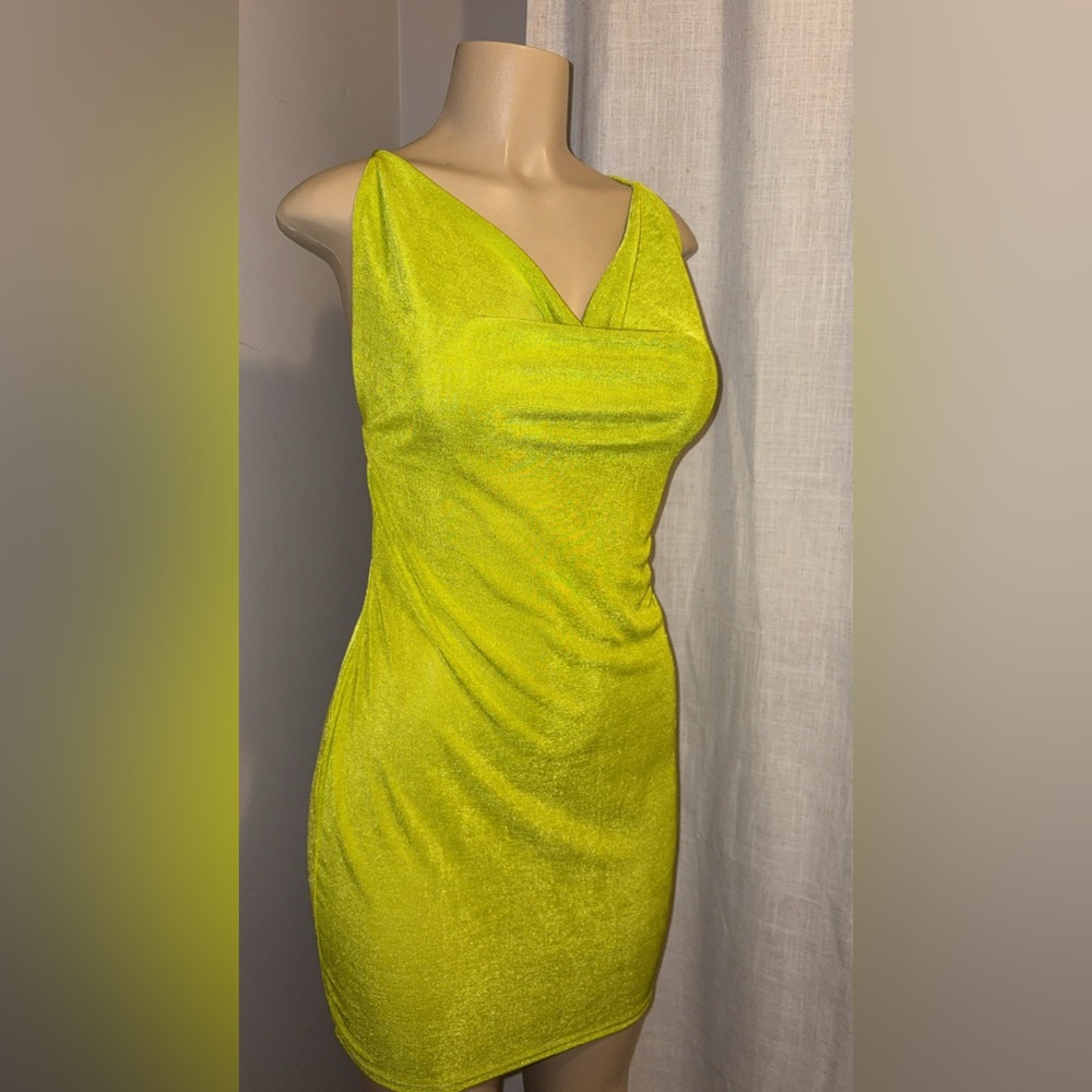 Vibrant Yellow Sleeveless Dress